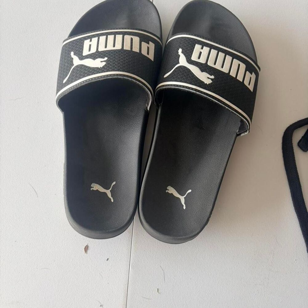 Puma Men's Black Slides